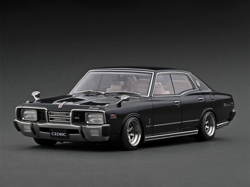 Ignition Model 1/18 Nissan Cedric Brougham Black - Diecast Toyz Australia