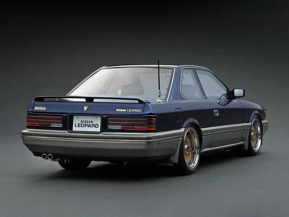 Ignition Model 1/18 Nissan Leopard 3.0 Ultima F31 Blue/Silver - Diecast Toyz Australia