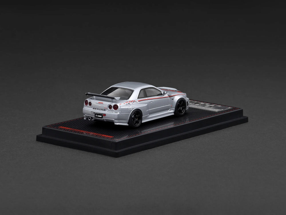 Ignition Model 1/64 Nissan Skyline GTR R34 Z Tune Silver