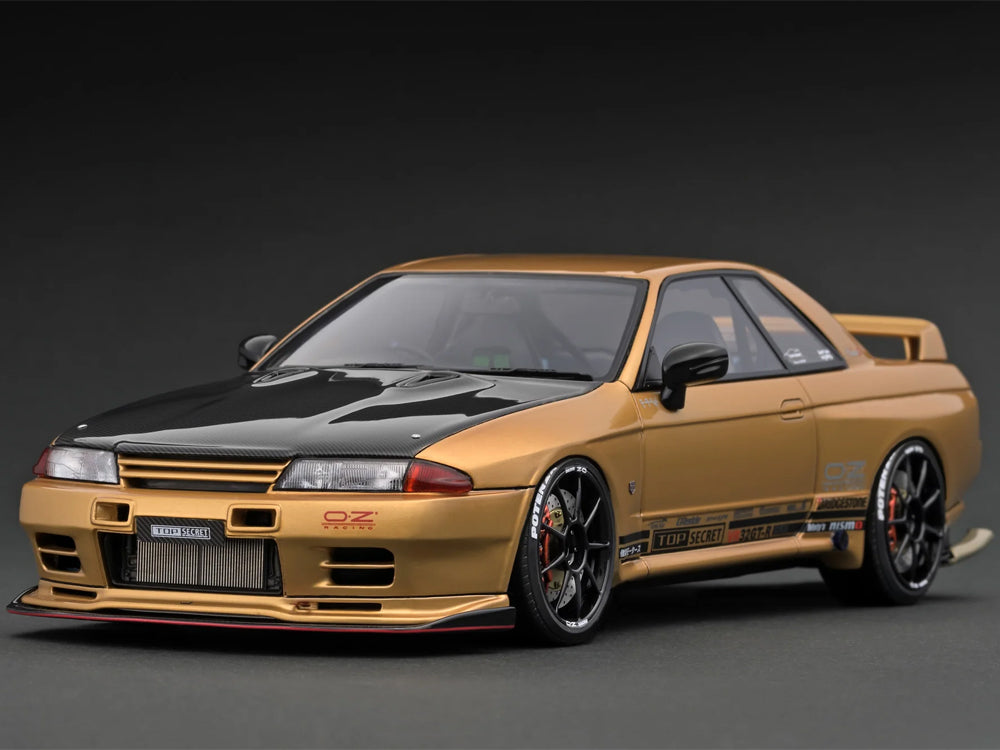 Ignition Model 1/18 Nissan Skyline GTR VR32 Top Secret Gold - Diecast Toyz Australia