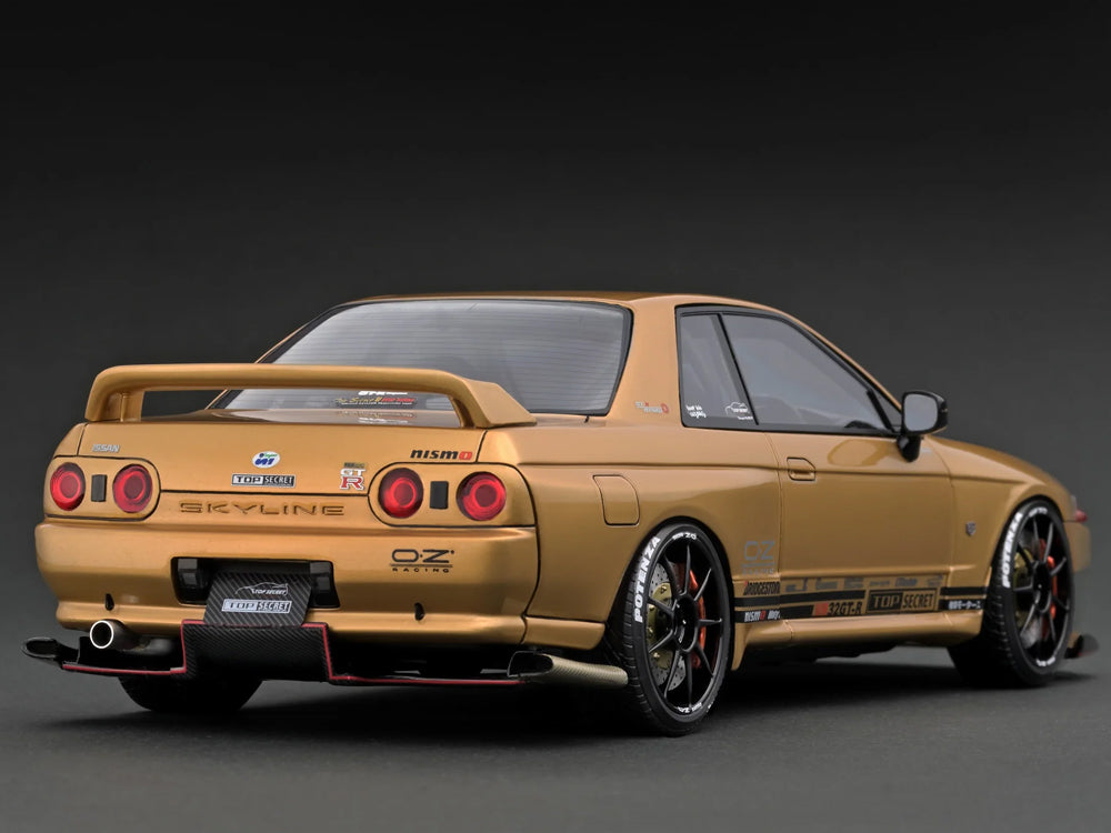 Ignition Model 1/18 Nissan Skyline GTR VR32 Top Secret Gold - Diecast Toyz Australia