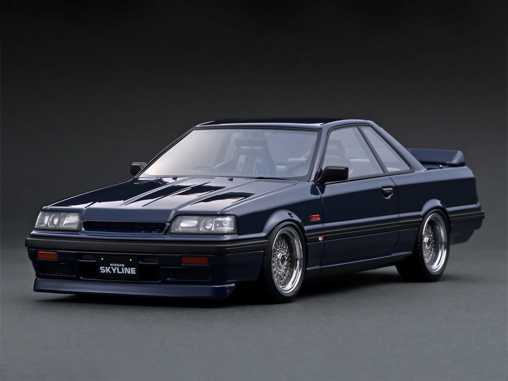 Ignition Model 1/18 Nissan Skyline GTS-R R31 Blue Black