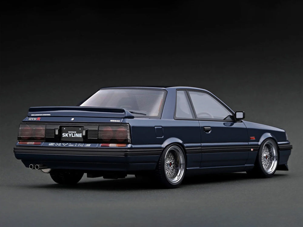 Ignition Model 1/18 Nissan Skyline GTS-R R31 Blue Black