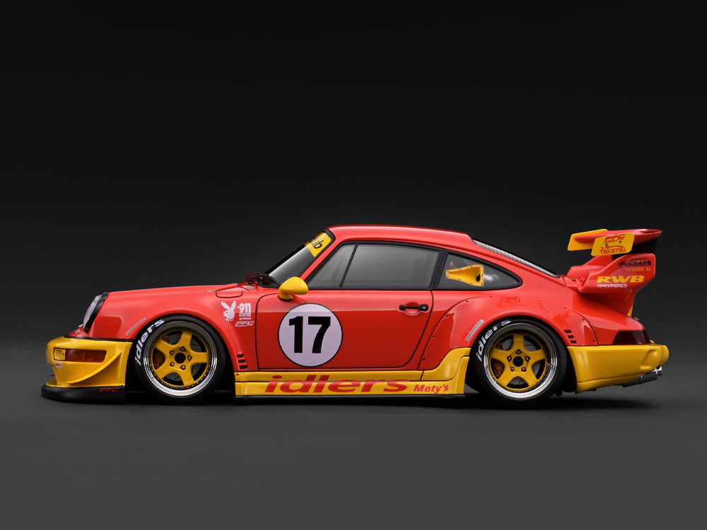 Ignition Model 1/18 RWB 964 Red/Yellow