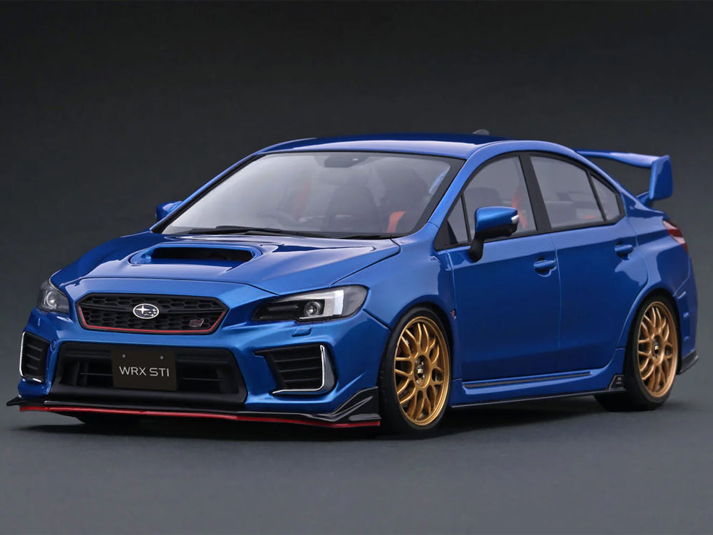 Ignition Model 1/18 Subaru Impreza WRX STI CBA-VAB Metallic Blue - Diecast Toyz Australia