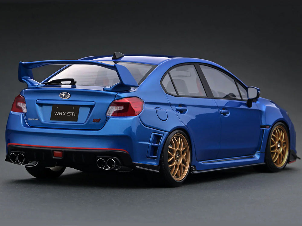 Ignition Model 1/18 Subaru Impreza WRX STI CBA-VAB Metallic Blue - Diecast Toyz Australia