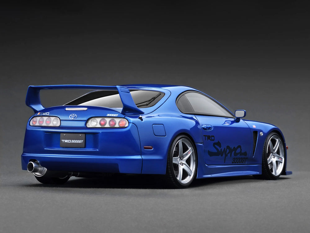 Ignition Model 1/18 Toyota Supra JZA80 TRD 3000GT Blue Metallic