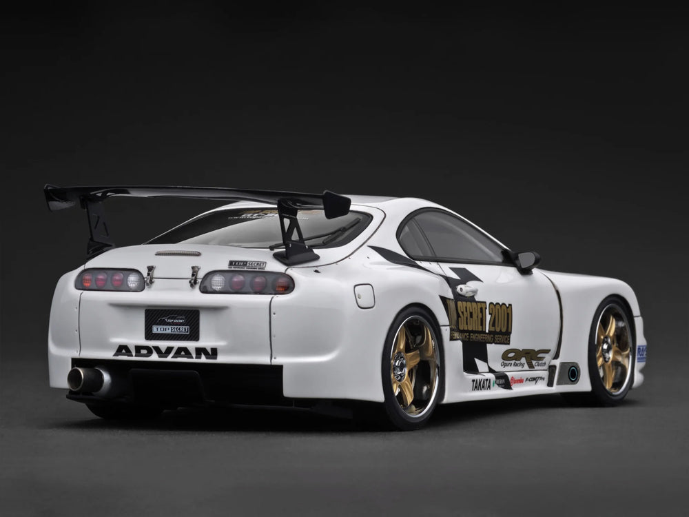 Ignition Model 1/18 Toyota Supra JZA80 Top Secret GT300 White
