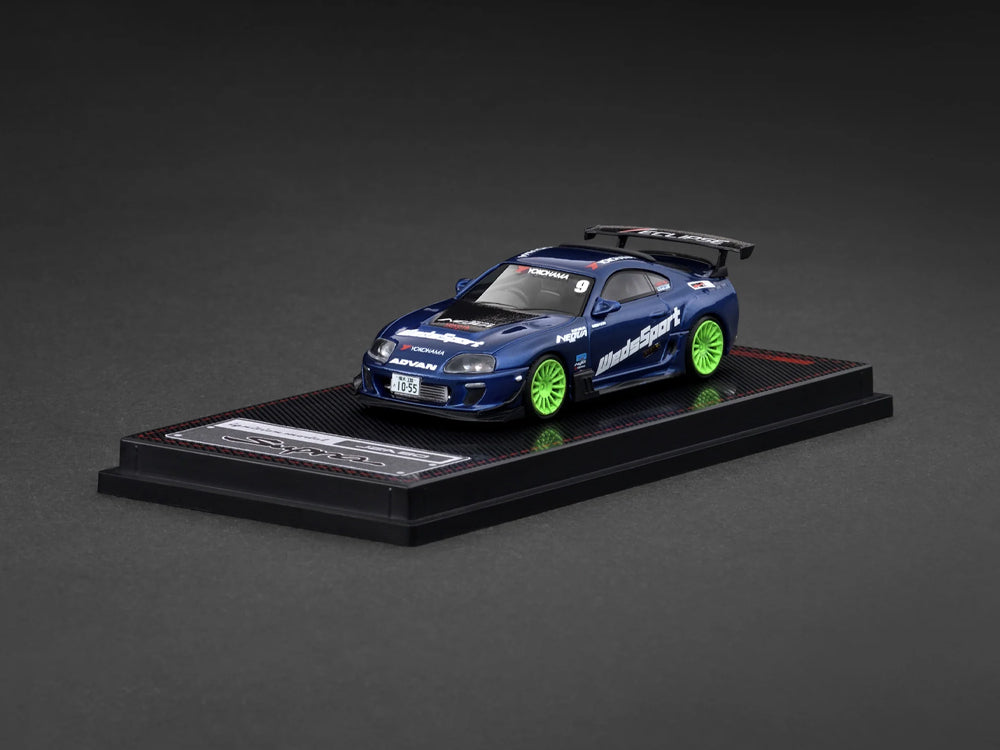 Ignition Model 1/64 Toyota Supra RZ JZA80 Metallic Blue