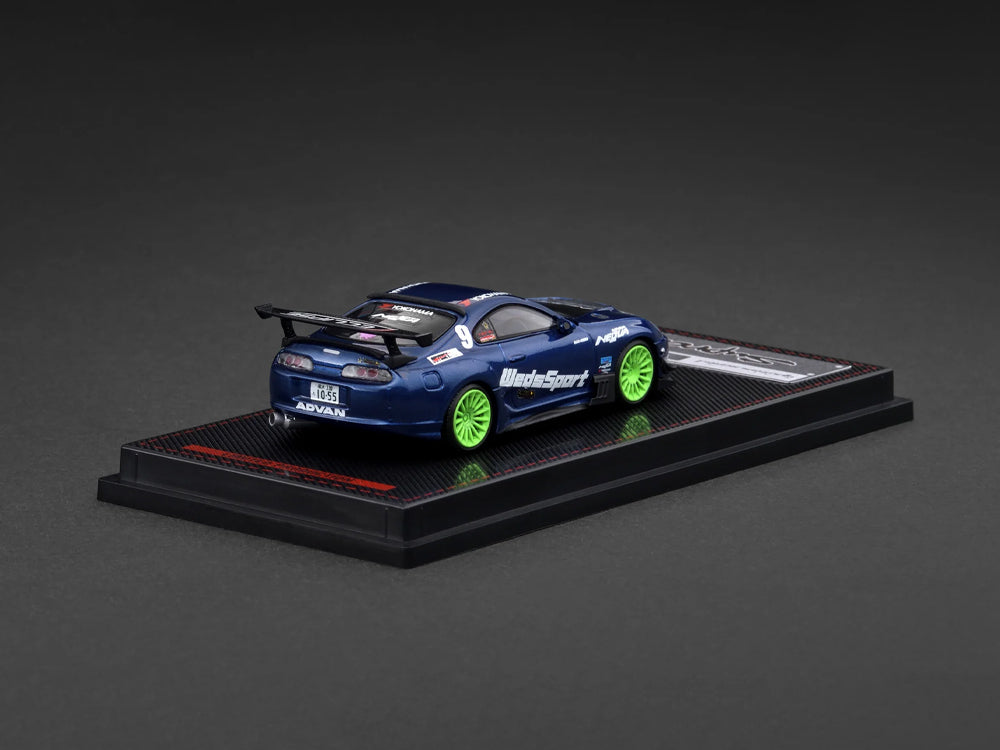 Ignition Model 1/64 Toyota Supra RZ JZA80 Metallic Blue