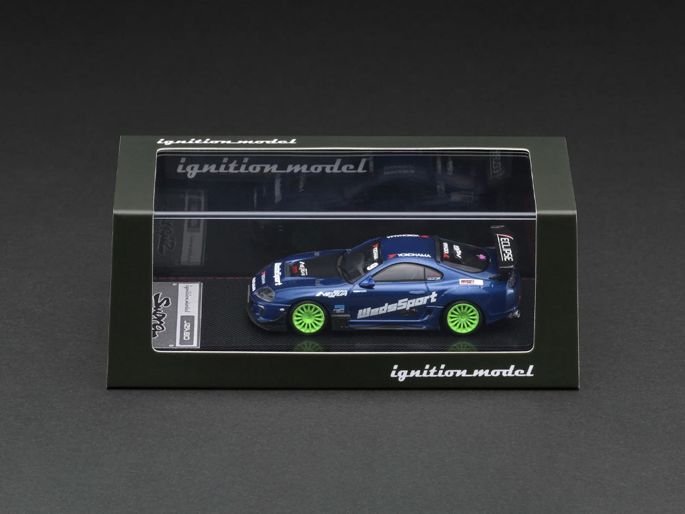 Ignition Model 1/64 Toyota Supra RZ JZA80 Metallic Blue