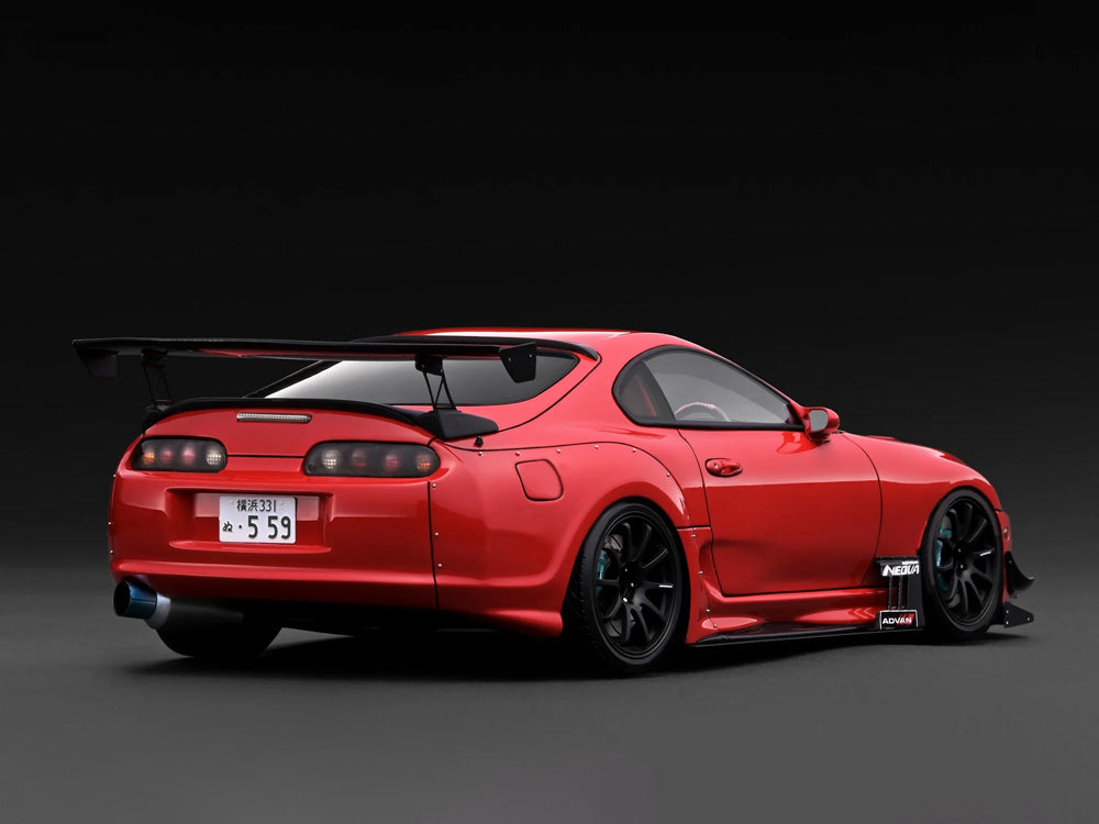Ignition Model 1/18 Toyota Supra RZ JZA80 Orido Street Version Red