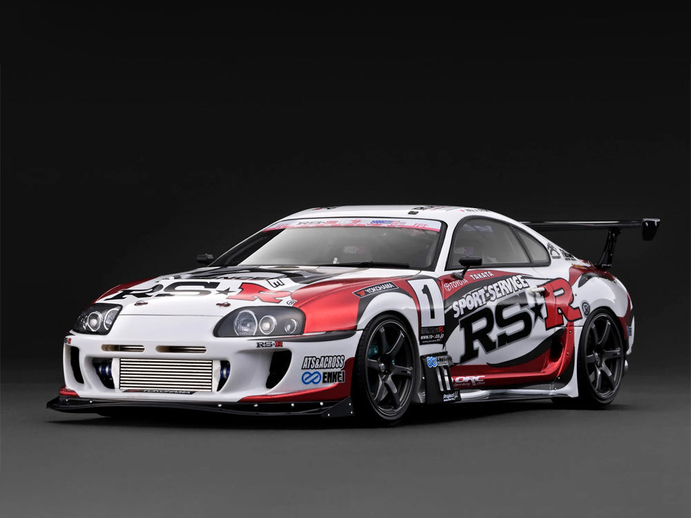 Ignition Model 1/18 Toyota Supra RZ JZA80 White RSR Livery