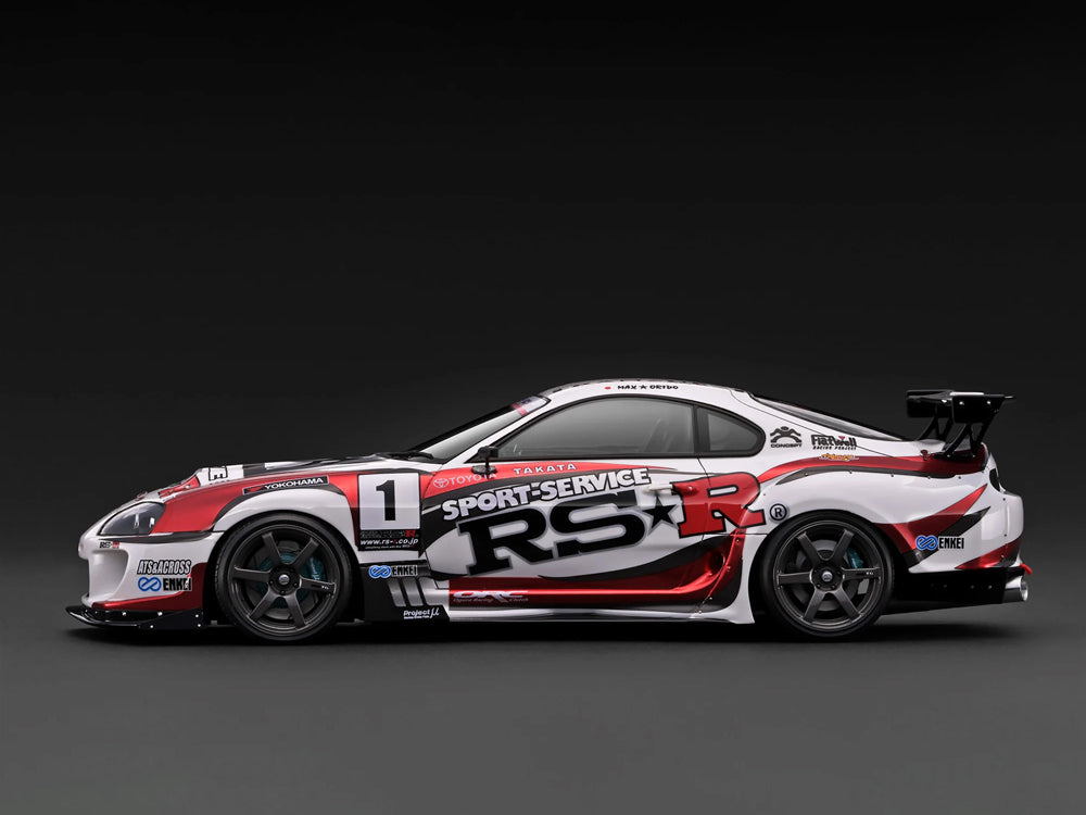 Ignition Model 1/18 Toyota Supra RZ JZA80 White RSR Livery