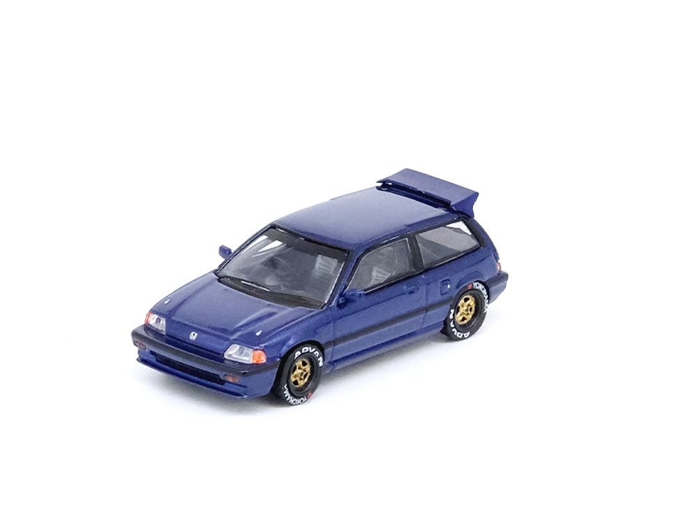 Inno64 Honda Civic Si E-AT Dark Blue - Diecast Toyz Australia