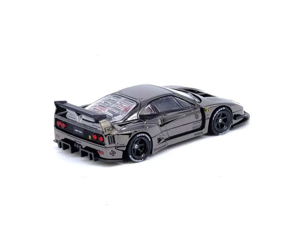 Inno64 LBWK Ferrari F40 Chrome Black