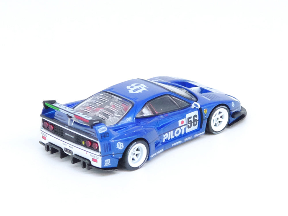 Inno64 LBWK Ferrari F40 Tokyo AutoSalon 2024 Pilot Blue - Diecast Toyz Australia