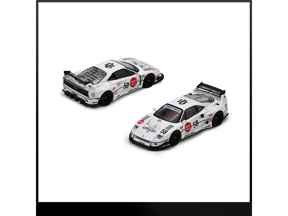 Inno64 LBWK Ferrari F40 #58 Collect White