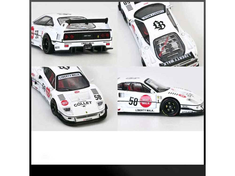Inno64 LBWK Ferrari F40 #58 Collect White