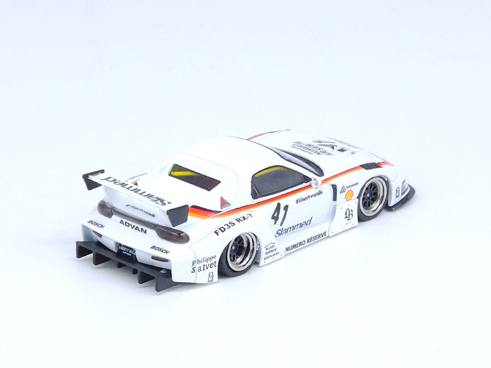 Inno64 Mazda RX7 FD3S LB-Super Silhoutte White - Diecast Toyz Australia