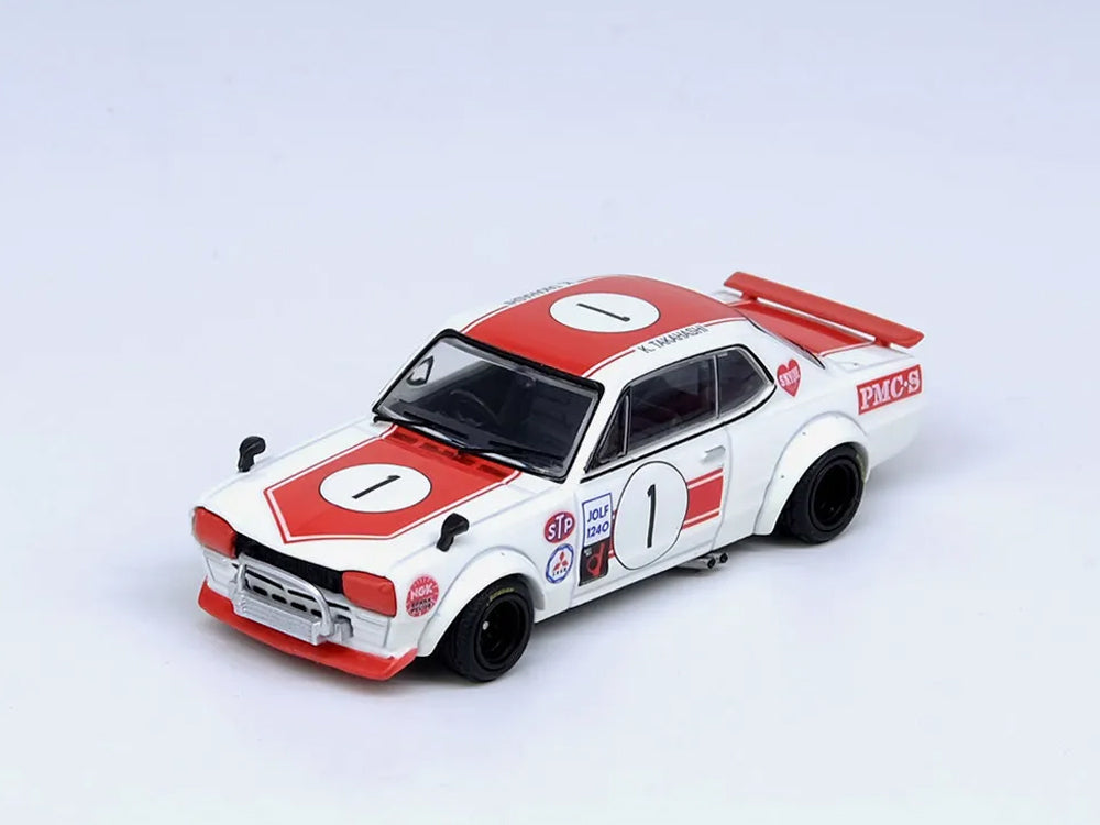 Inno64 Nissan Skyline 2000 GT-R KPGC10 #1 Takahashi Kunimitsu Fuji Masters 250km 1971 Red White