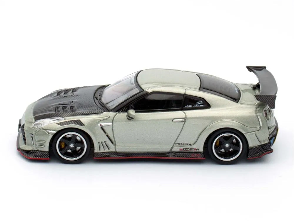 Inno64 Nissan Skyline GT-R R35 Top Secret Gun Metallic - Malaysia Diecast Expo 2024 Limited Release - Diecast Toyz Australia