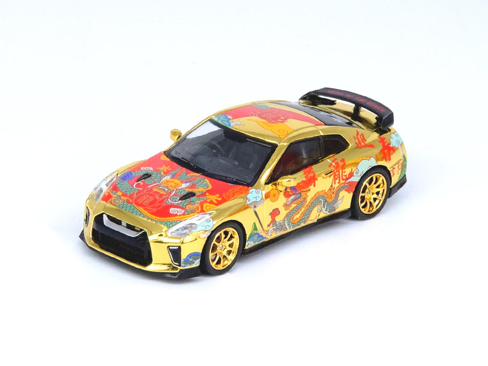 Inno64 Nissan Skyline GT-R R35 Year Of The Dragon Special Edition 2024 Chinese New Year Edition - Diecast Toyz Australia