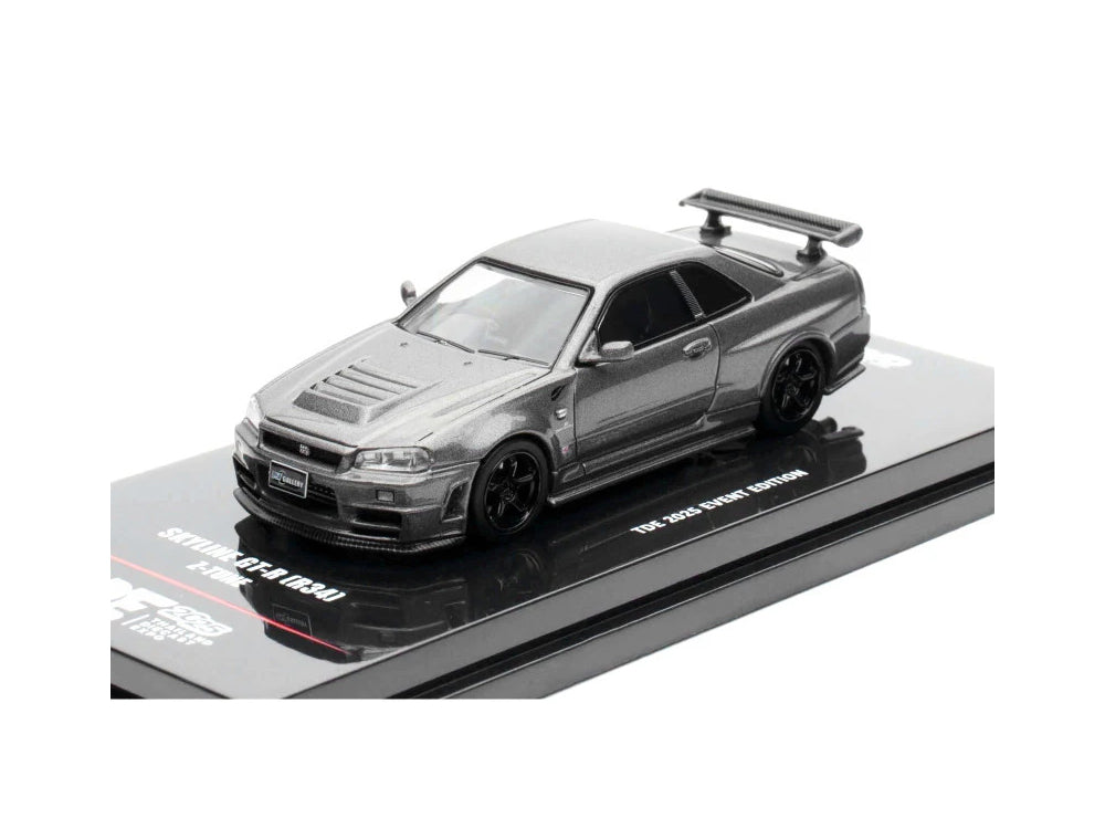 Inno64 Nissan Skyline GT-R R34 Z Tune Thailand Diecast Expo 2025 Event Edition Grey