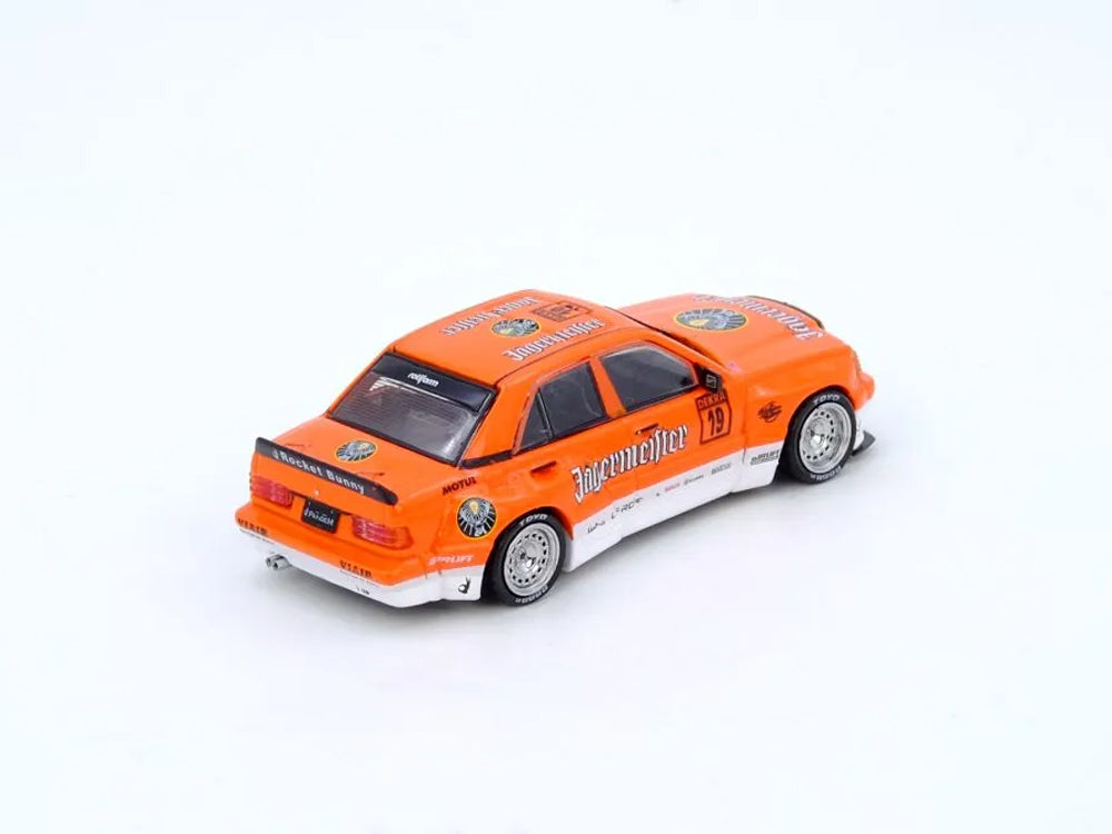 Inno64 Pandem Rocket Bunny Mercedes Benz 190E Jagermeister Livery