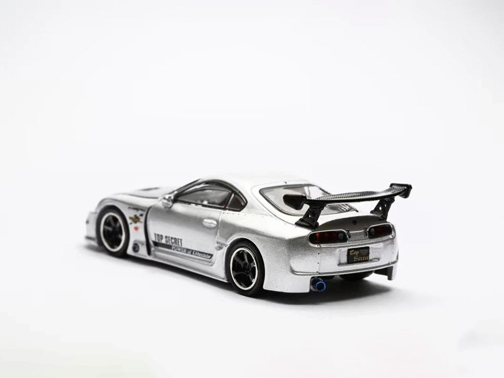 Inno64 Toyota Supra JZA80 GT300 Top Secret Silver GT Show 2025 Event Edition
