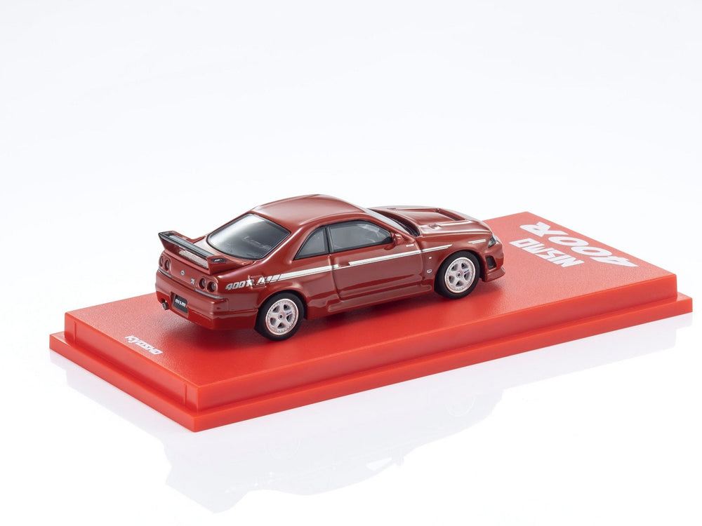 京商1/64【NISMO400R　MOTN SYSTEM】RED　海外ストア限定 京商 1/64 日産 Nismo 400R R33 スカイライン レッド モトン