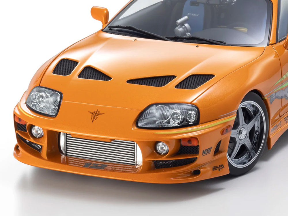 Kyosho 1/18 Toyota Supra JZA80 Turbo Fast n Furious Orange - Diecast Toyz Australia