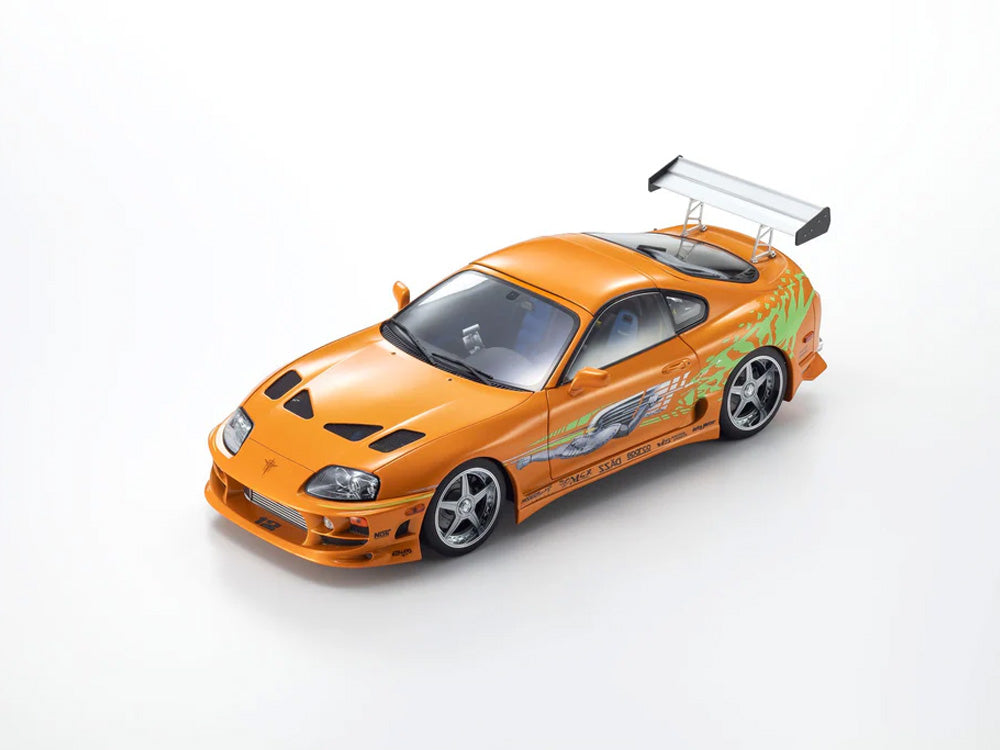 Kyosho 1/18 Toyota Supra JZA80 Turbo Fast n Furious Orange - Diecast Toyz Australia