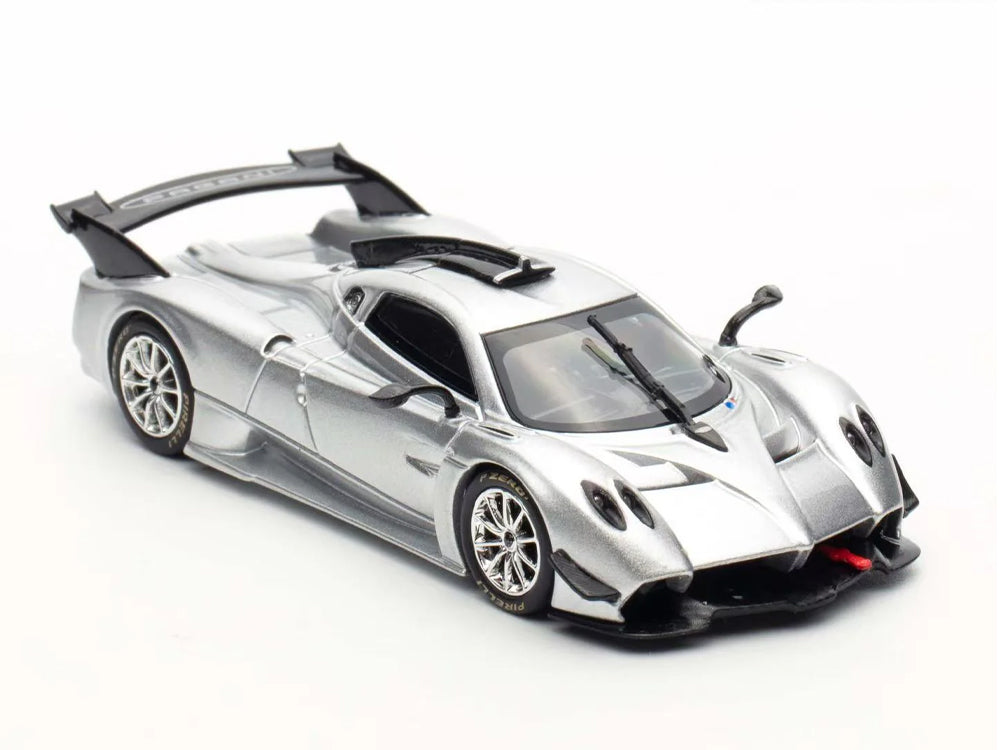 LCD 1/64 Pagani Huayra R Silver  TMCS 2025 Edition