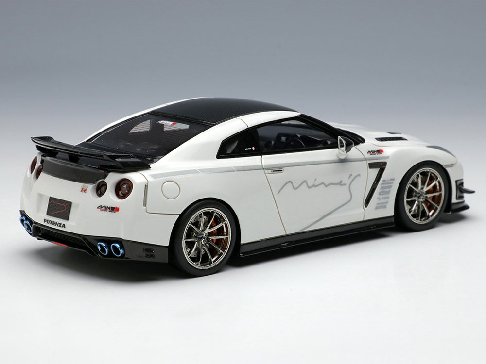 Make Up By EIDOLON 1/43 Nissan Skyline GTR R35 White Mines - Diecast Toyz Australia