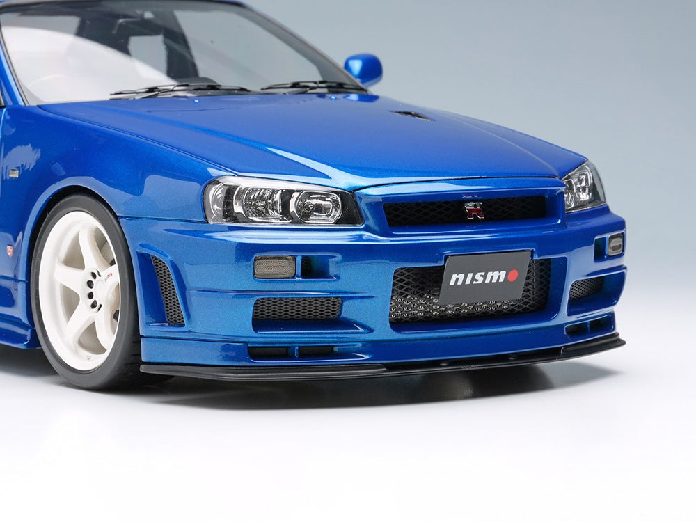 Make Up Model 1/18 Nissan Skyline GTR R34 S-Tune NISMO 2004 Bayside Blue