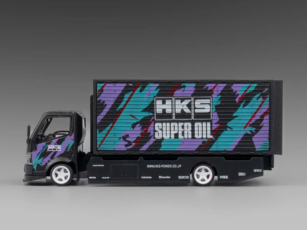 Micro Turbo 1/64 HKS 積載車 花見台 カスタムキャリアカー