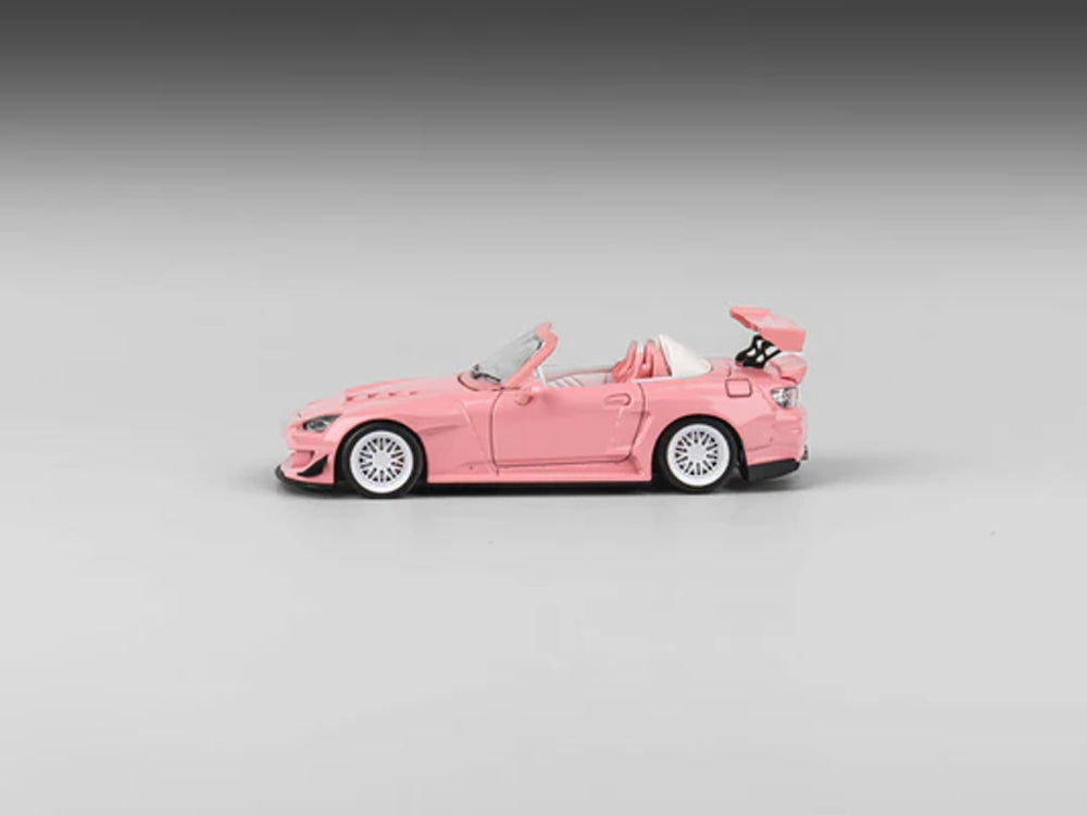Micro Turbo 1/64 Honda S2000 Rocket Bunny Kit Metallic Pink 2025 Valentine's Day Edition