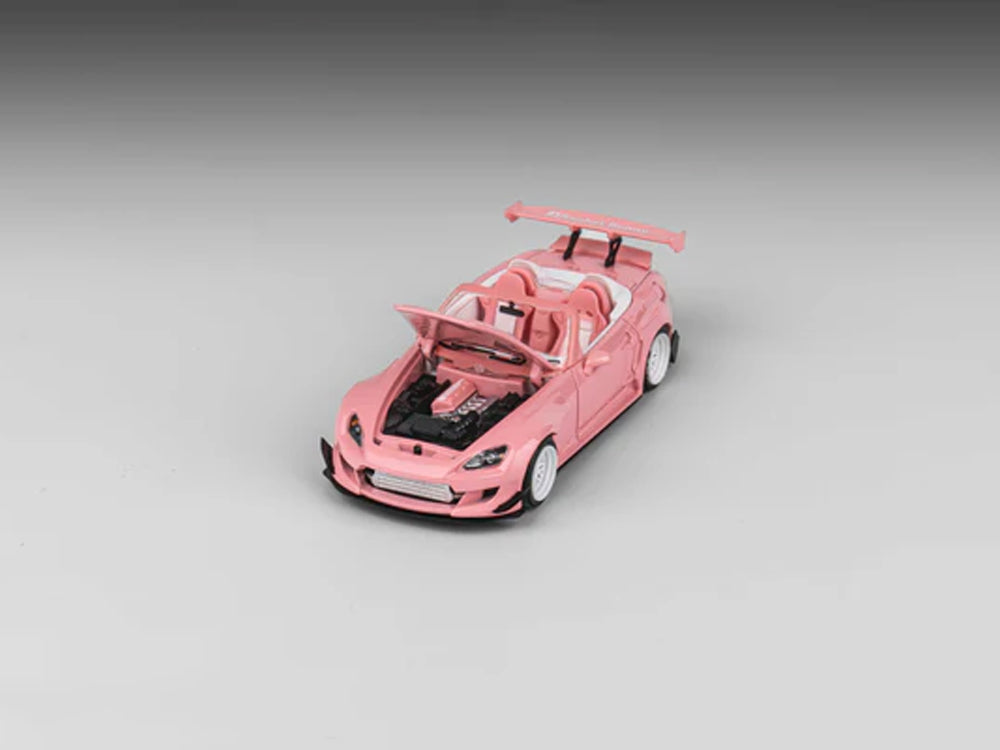 Micro Turbo 1/64 Honda S2000 Rocket Bunny Kit Metallic Pink 2025 Valentine's Day Edition