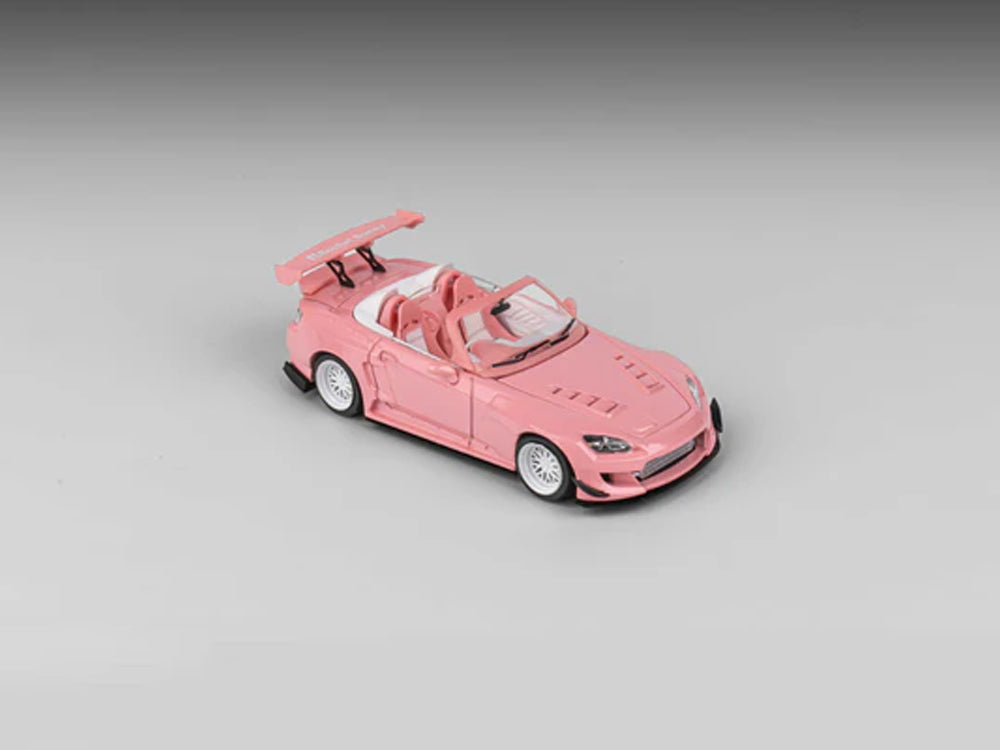Micro Turbo 1/64 Honda S2000 Rocket Bunny Kit Metallic Pink 2025 Valentine's Day Edition