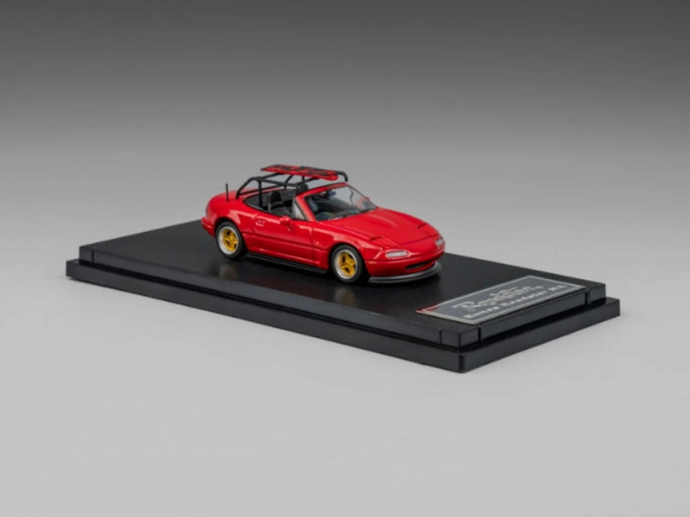 Micro Turbo 1/64 Mazda MX5 Eunos Roadster Baked Red