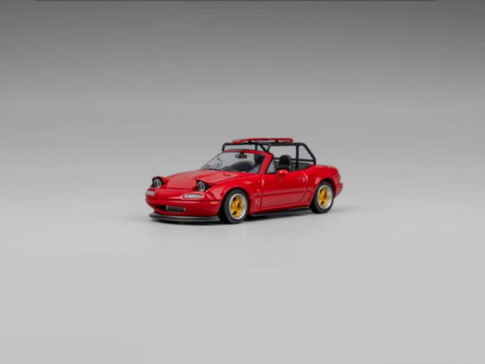 Micro Turbo 1/64 Mazda MX5 Eunos Roadster Baked Red