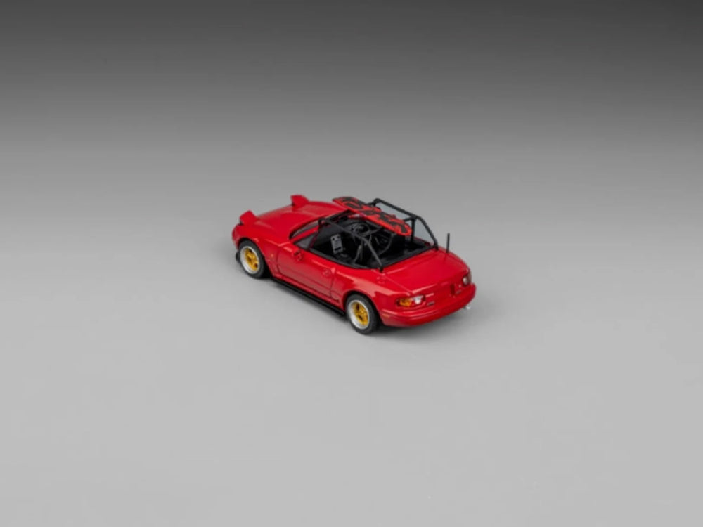 Micro Turbo 1/64 Mazda MX5 Eunos Roadster Baked Red
