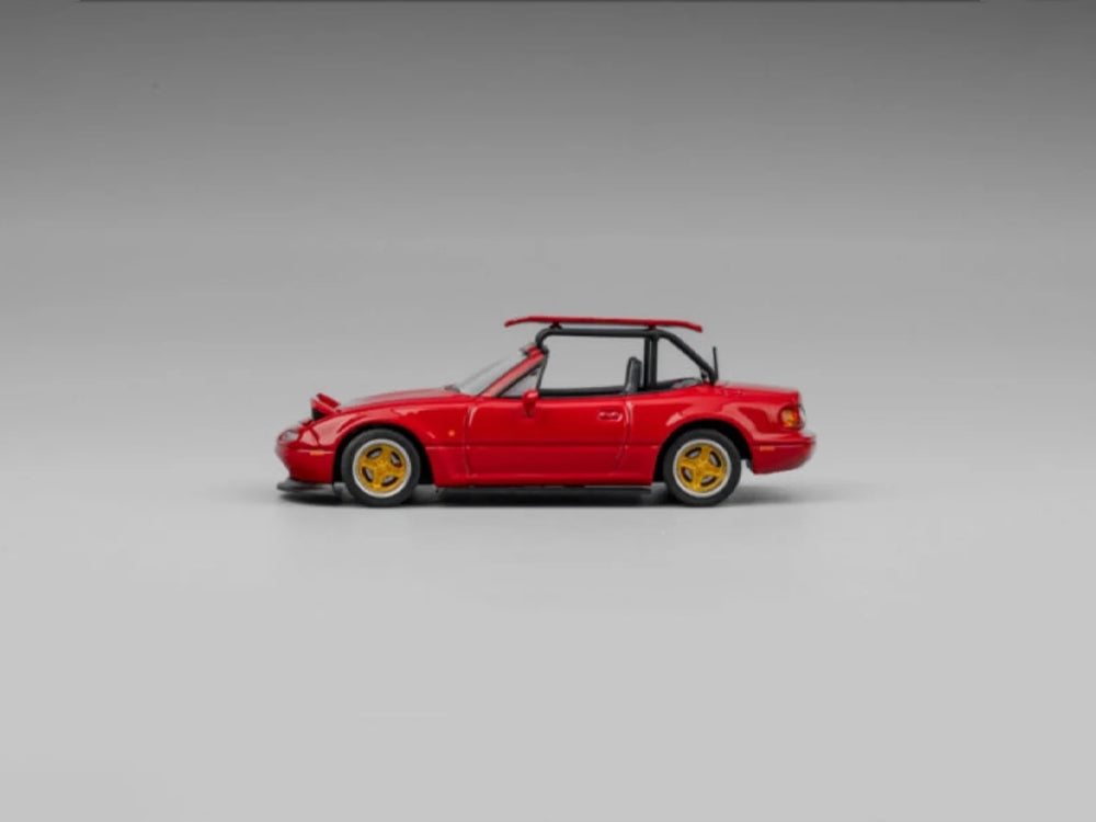Micro Turbo 1/64 Mazda MX5 Eunos Roadster Baked Red