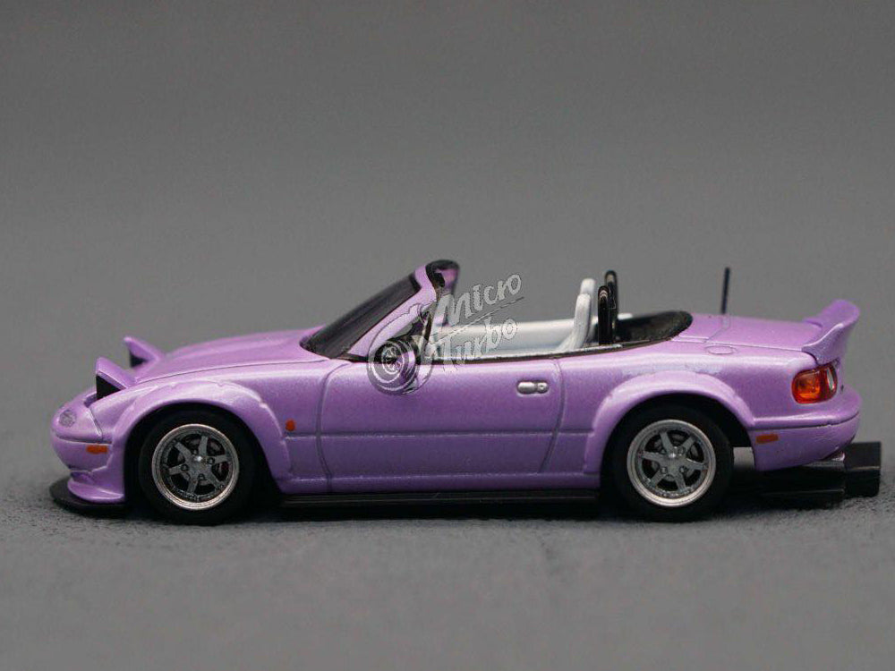 Micro Turbo 1/64 Mazda MX5 Pandem Rocket Bunny Purple - Diecast Toyz Australia