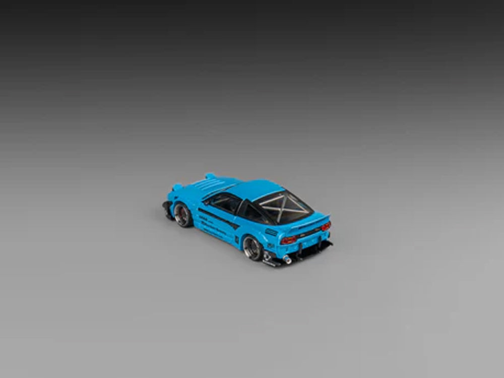 Micro Turbo 1/64 Nissan Silvia 180SX Rocket Bunny Metallic Blue