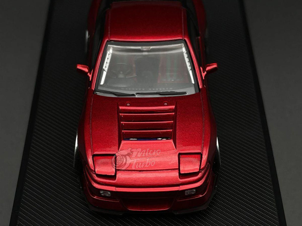 Micro Turbo 1/64 Nissan Silvia 180SX Spirit Transparent Red - Diecast Toyz Australia