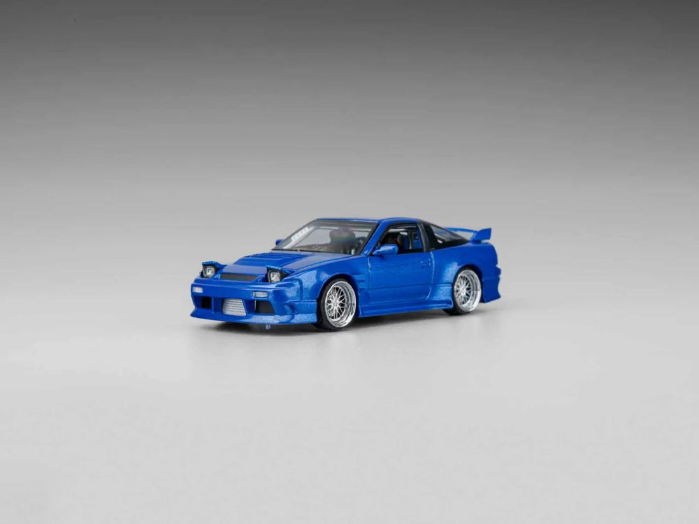 Micro Turbo 1/64 Nissan Silvia 180SX Type X Metallic Blue