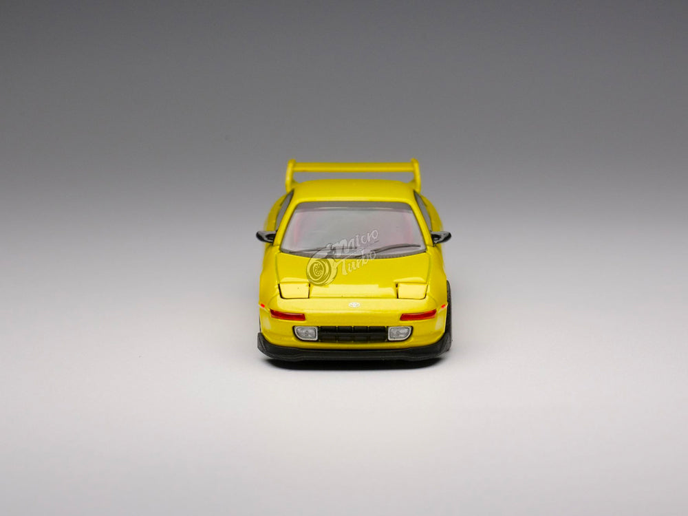Micro Turbo 1/64 Toyota MR2 SW20 Modified Version Yellow - Diecast Toyz Australia