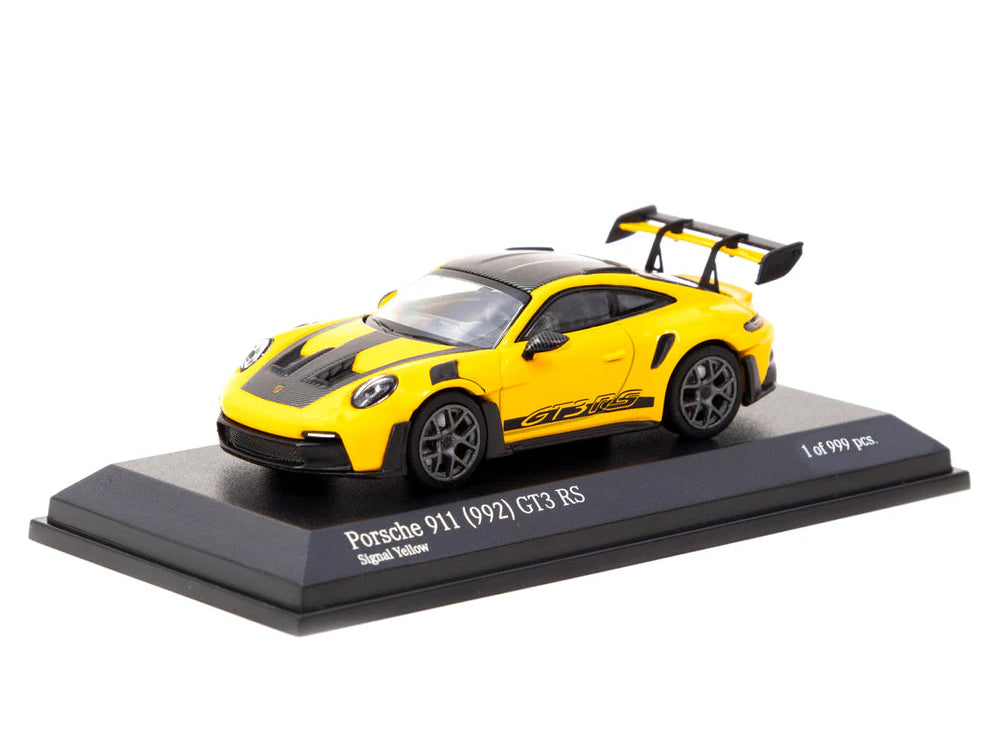 MiniChamps 1/64 Porsche 911-992 GT3 RS Signal Yellow - Diecast Toyz Australia